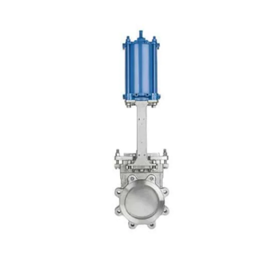 150lb DN200 Wafer & Lug Stainless Steel or Cast Iron Electric and Pneumatic Slurry Sluice Knife Gate Valve for Water