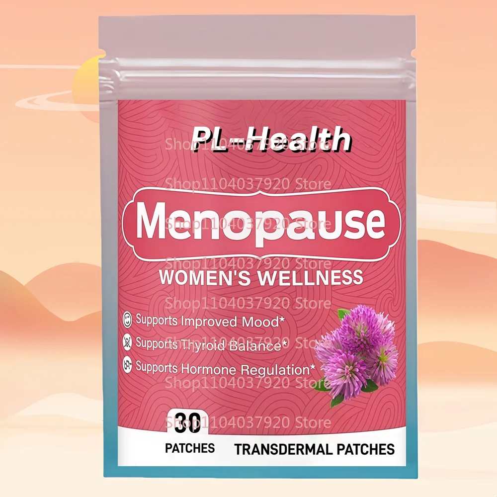 

30 трансдермальных пластырей для поддержки при менопаузе - Гормональный баланс для женщин при ночной потливости и улучшении настроения