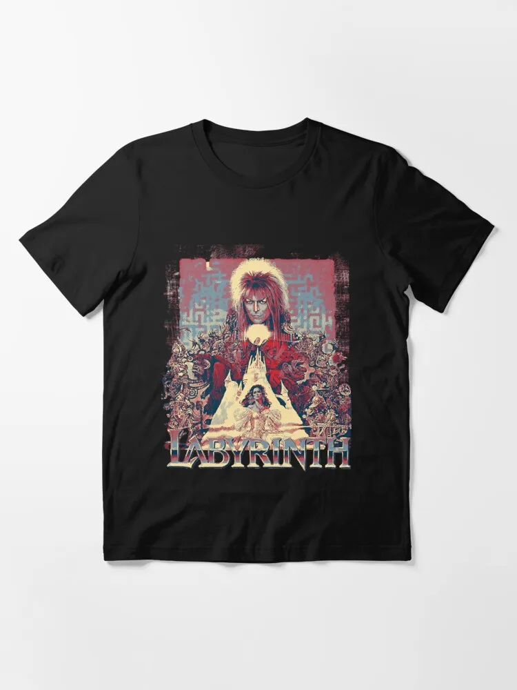 Labyrinth Retro Vintage Classic Essential T-Shirt  Tees Cotton Male T Shirts  Simple Style On Sale