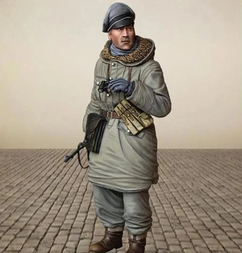 Modellbausatz aus Druckgussharz im Maßstab 1:16, Meister Sergeant aus dem Zweiten Weltkrieg, unmontiert und unbemalt