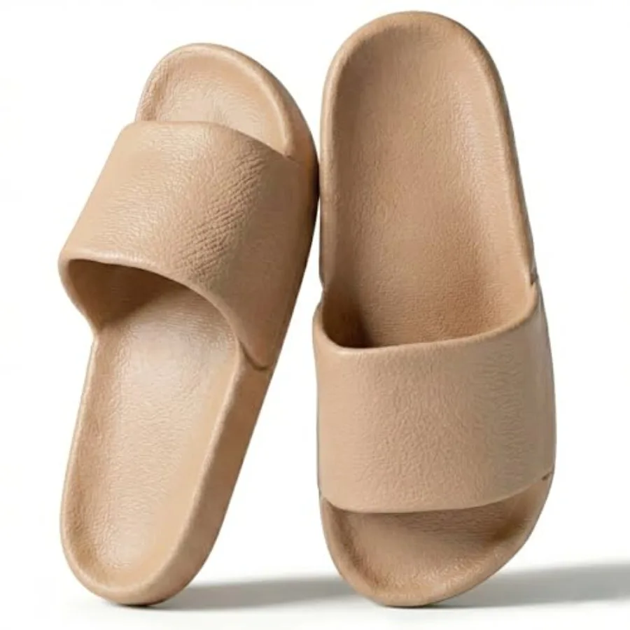 

Shower Shoes for Women and Men - Non-Slip House Slippers - Cloud Comfort Slides - Quick-Dry, Arch Support - Perfect for Bathroo