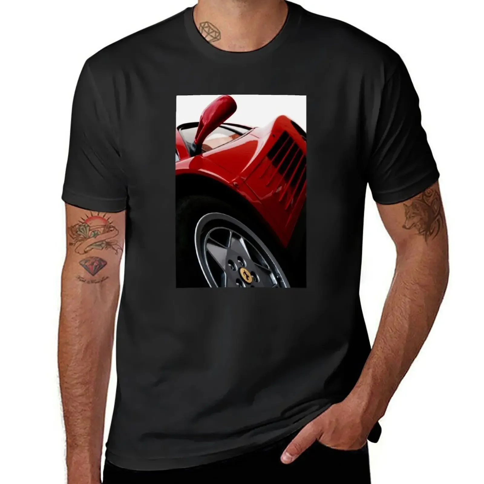 TESTAROSSA ? Thx! T-Shirt kawaii clothes plain men clothings