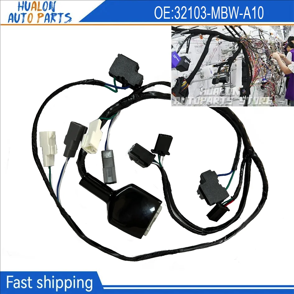 32103-MBW-A10 OEM For Honda SUB HARNESS FRONT 2001-2006 CBR600F4I  32103MBWA10 Wiring Harness For Motorcycle