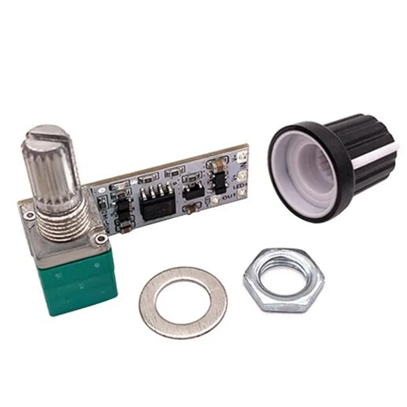 1PCS DC3,7 V-24V 4A Led-treiber PWM Dimmer Modul Stufenlosen Knopf Potentiometer Schaltung Control Board Konstante Spannung Licht bar