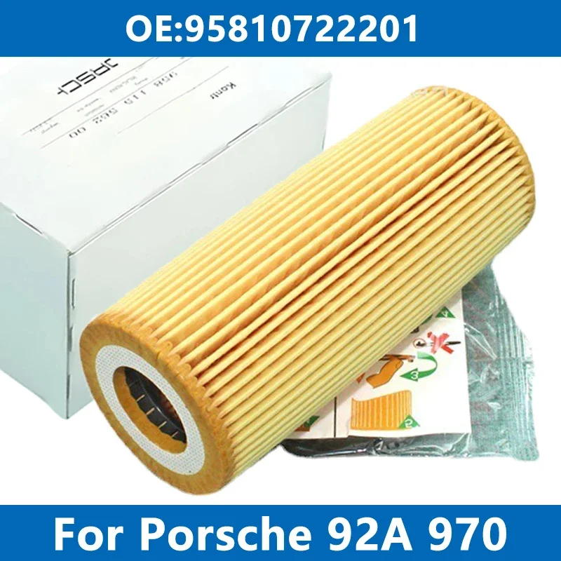 Car Engine Oil Filter Kit 95810722201 95810722200 For PORSCHE CAYENNE 92A 3.0 S Hybrid PANAMERA 970 3.0 S E-Hybrid 2011-