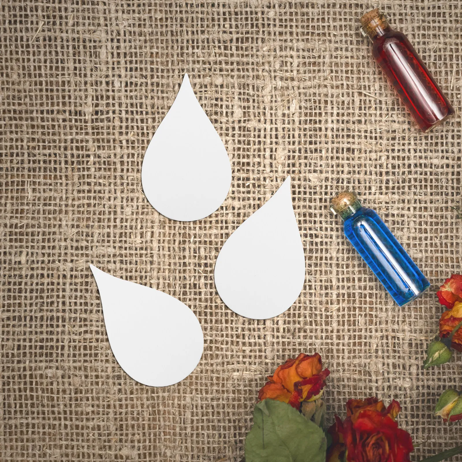 

100 шт. тест-полосок для духов в форме капли, надежные полоски для тестирования ароматов, эфирных масел, многоразовые