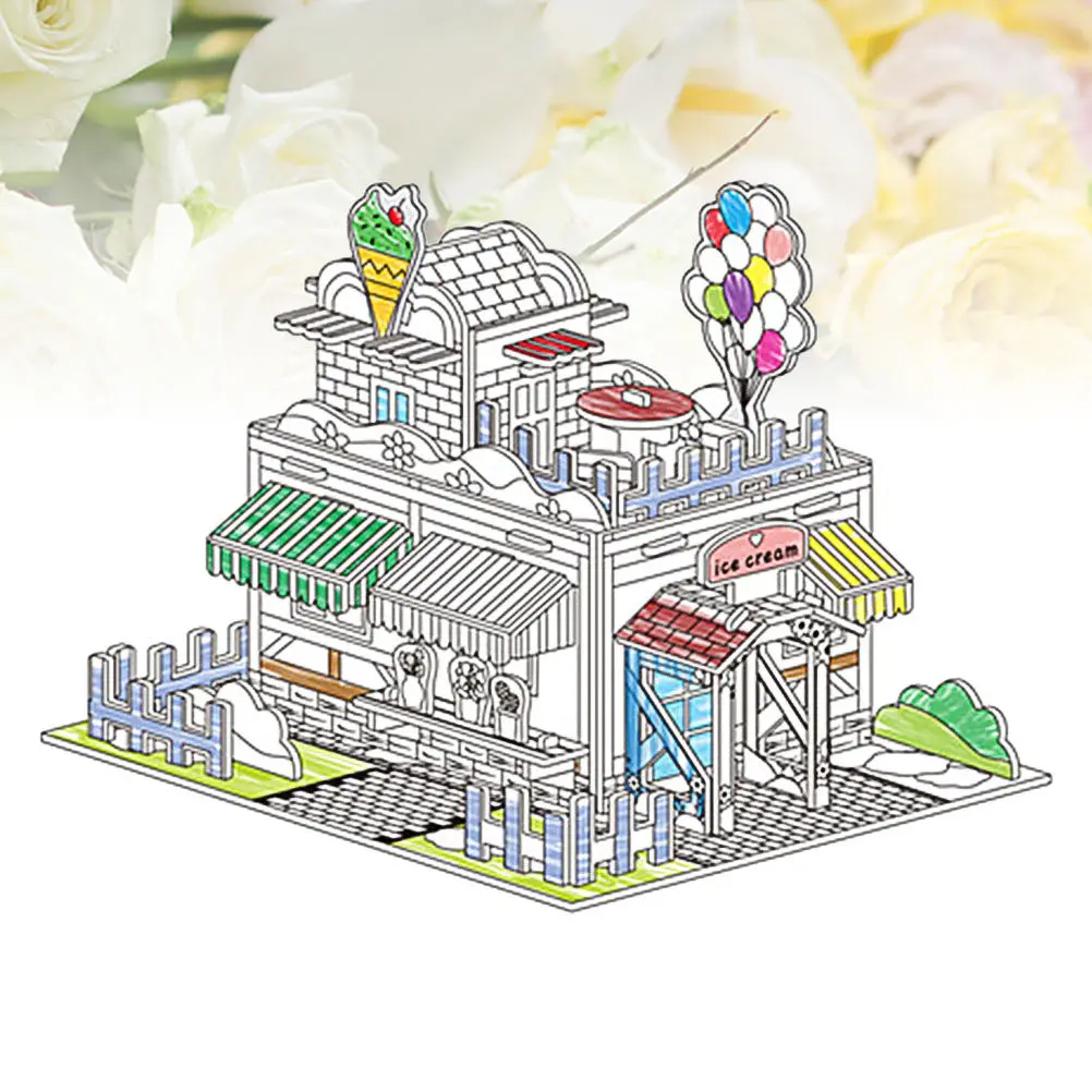 

Набор 3D-пазлов «Граффити» из картона: развивающая игра для детей, развивающая координацию рук и глаз, креативный подарок