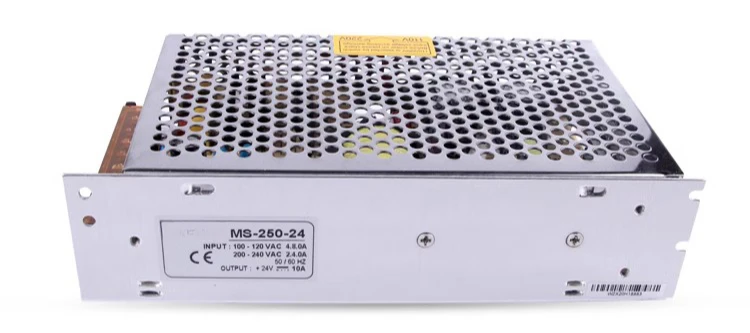

MS-250W240-24V10A 12V20A Switching Power Supply 220v DC Regulator Lamp Transformer Module