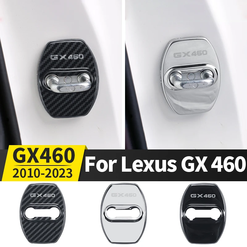 For Lexus GX460 GX 460 2010-2023 2022 2021 2020 Stainless steel Door Lock Protective Cover Interior Modification Accessories