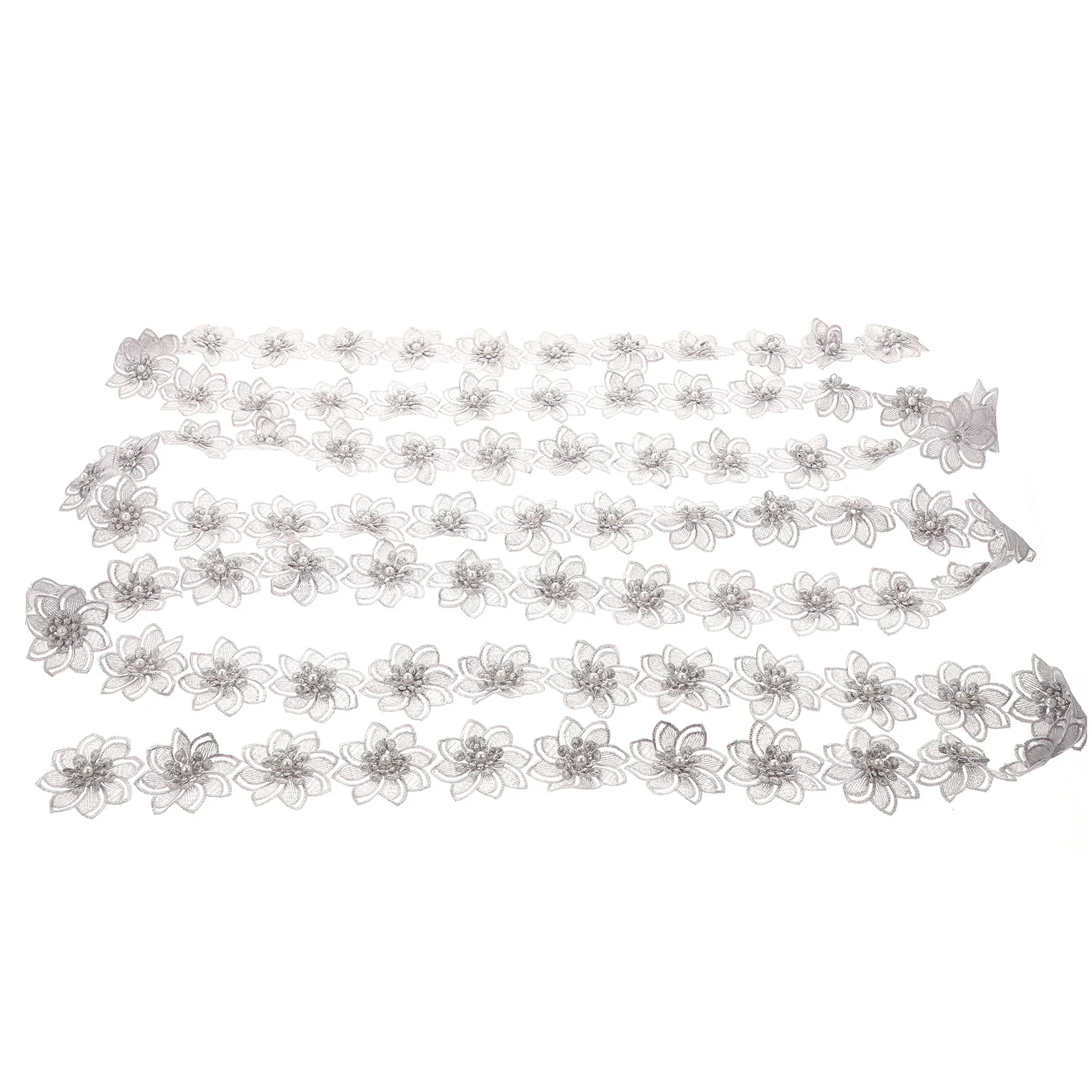 

Flower Lace Trim 5 Yards Sewing Ribbon Wedding Crafts Decorative Boxes Baskets Border Material Elastic Band