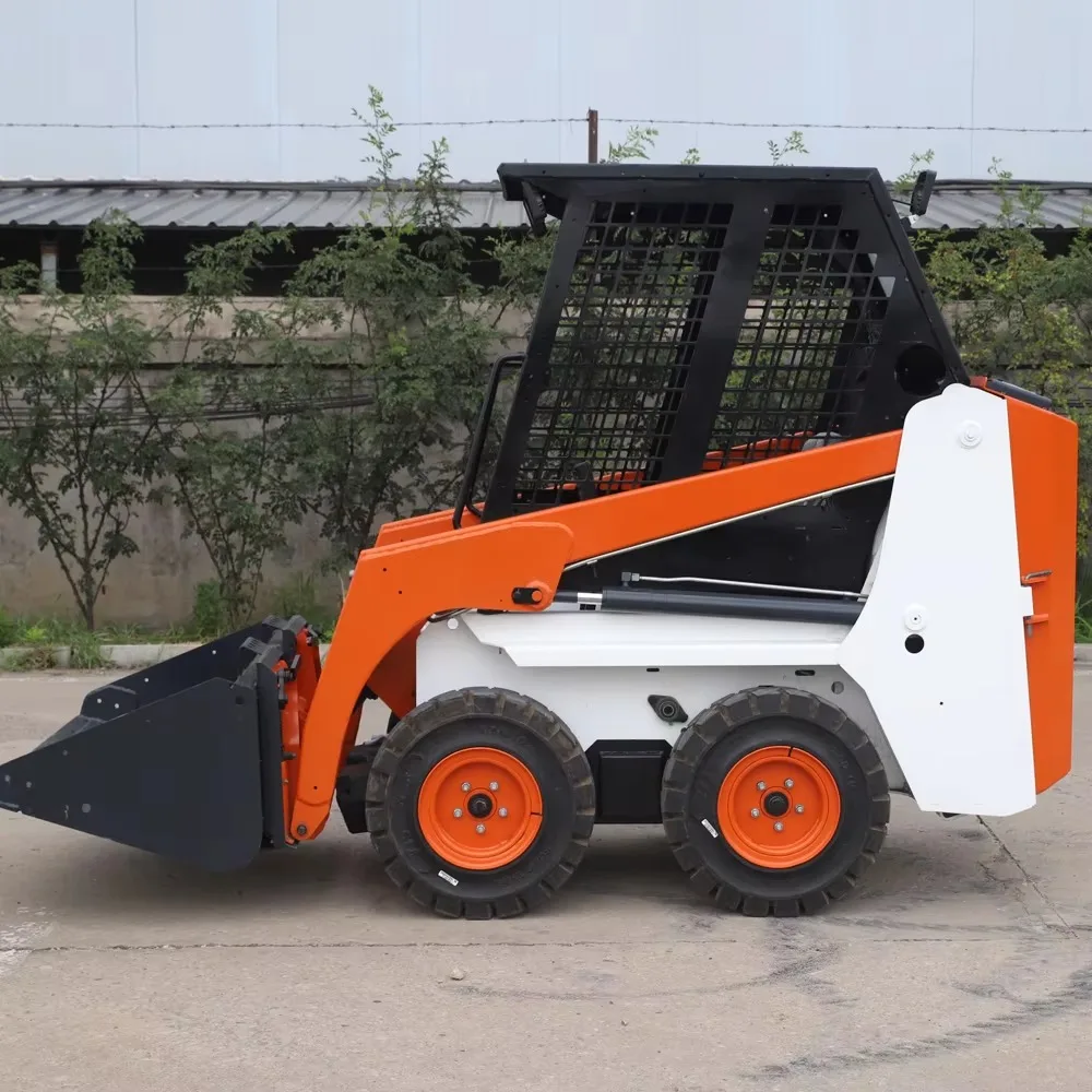 Electric Skid Steer Loaders Can Be Equipped with a Variety of Attachments Including Multi-function Buckets and Lawn Mowers