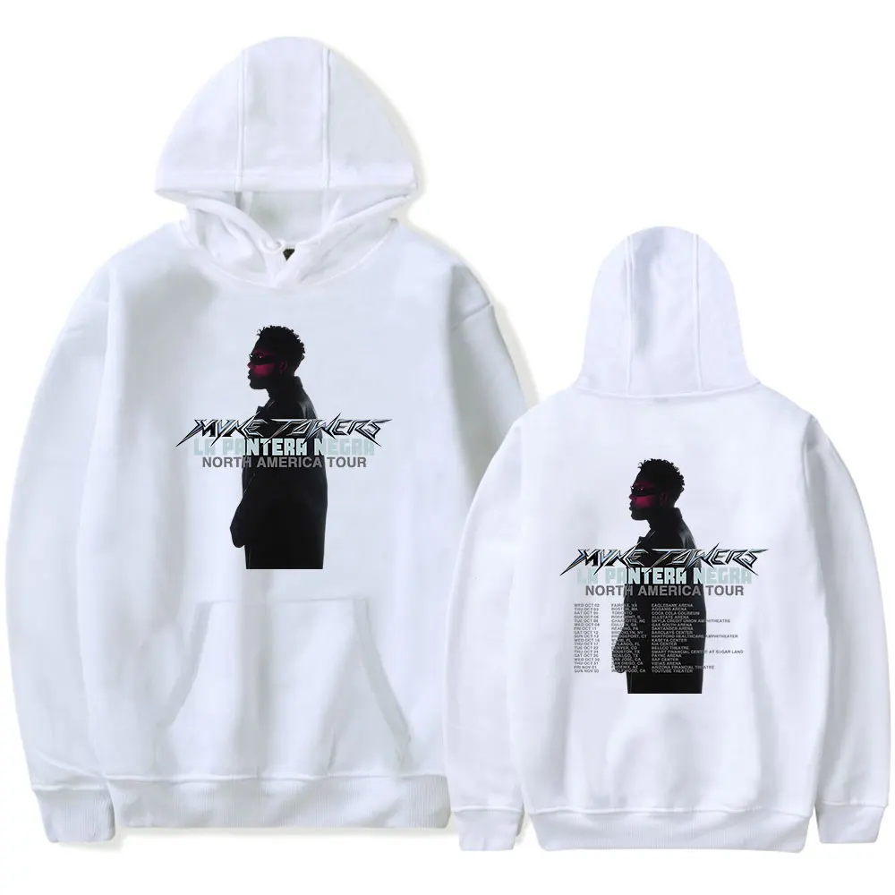 Myke Towers 2024 Tour Hoodie Women Men Long Sleeve Sweatshirt Fashion Pullover Clothes