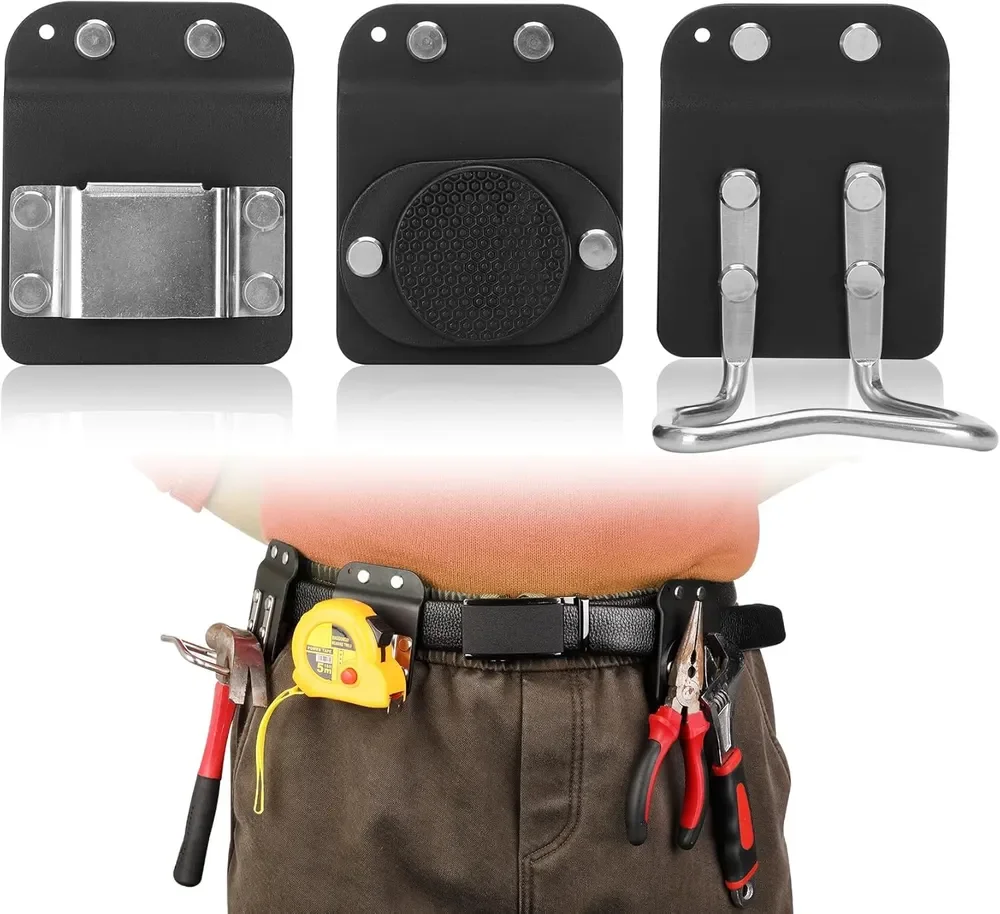 

Magnetic Belt Organizer Magnetic Tool Holder Belt Magnet Holster for Screws Nails Hammer Pliers Screwdriver Magnetic Tool Holder
