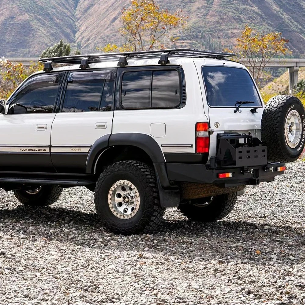 

2025 Trail Gear Rear Bumper Full Set For Toyota Landcruiser 80 Series High Quality Steel Frame Winch Protector And Bar