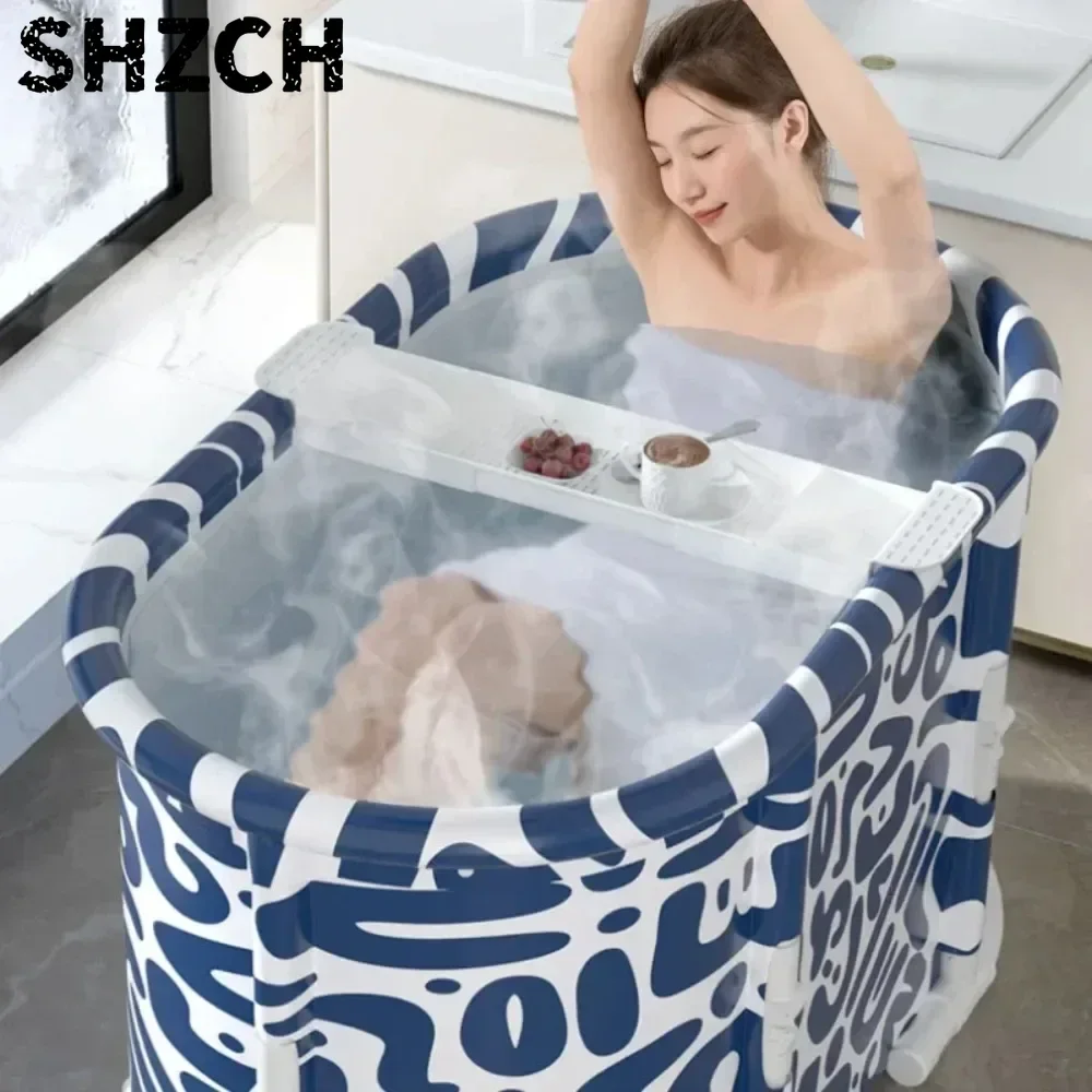Cubo  baño plegable portátil, contenedor  ducha que ahorra espacio, accesorios  baño para el hogar, soporte estable y grue