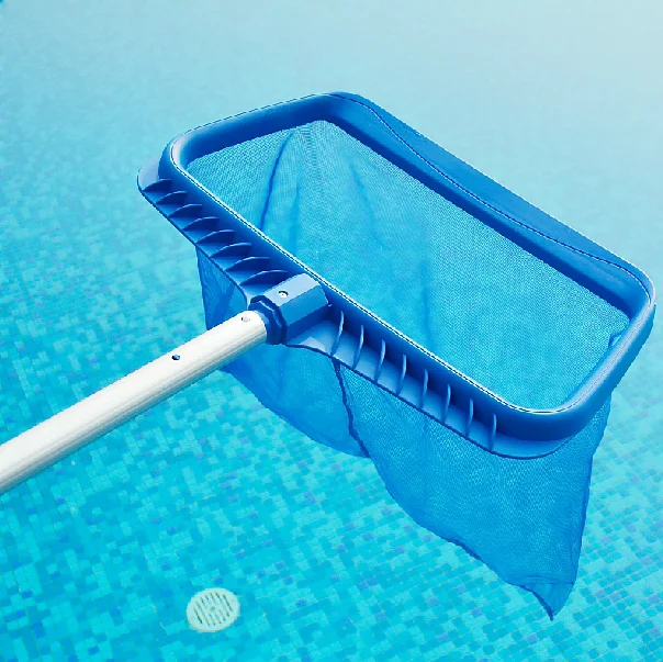 

Swimming Pool Cleaning Equipment Heavy Duty Plastic Pool Leaf Skimmer With Long Wearing Screen Meshpromote sales