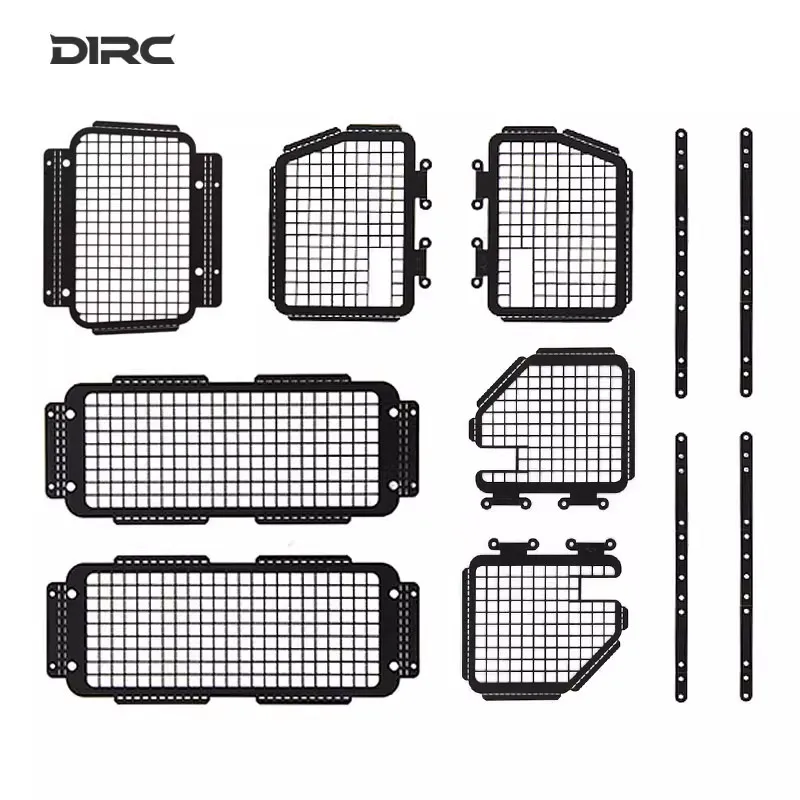 

D1RC D110 альпинистский автомобиль модифицированные детали металлическая стереоскопическая оконная сетка боковое окно сетка оконная броня