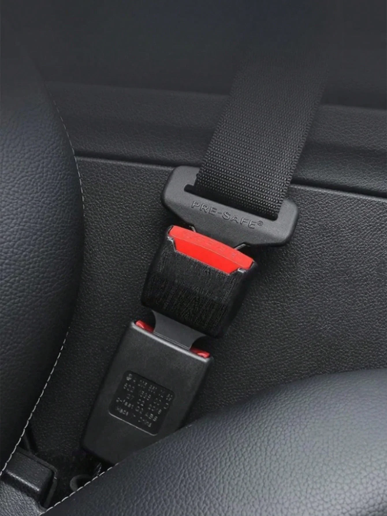 2개입 자동차 안전벨트 연장기 - ABS 및 합금 두꺼운 텅 디자인, 플러그 앤 플레이 간편 설치, 제약감과 불편함 감소