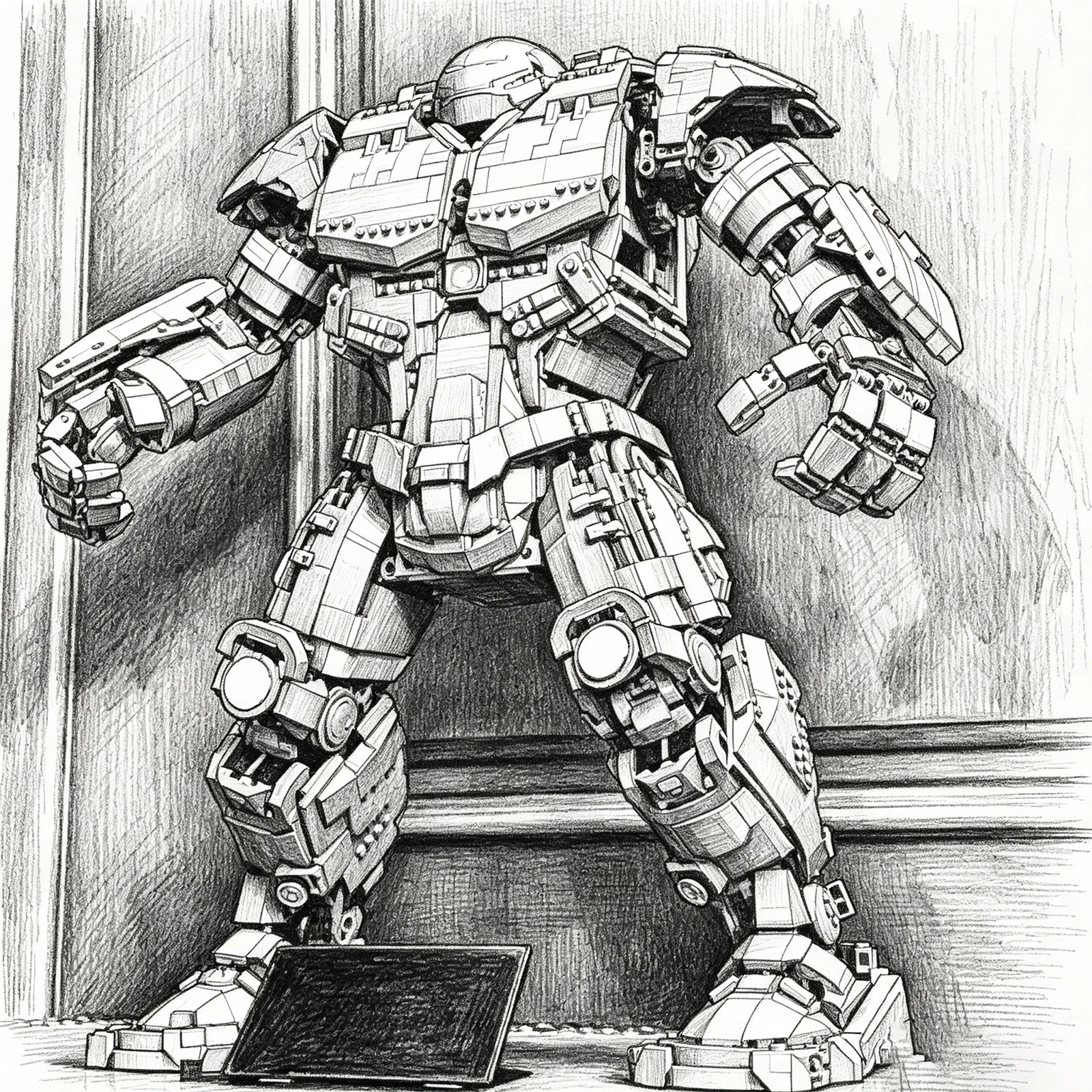 2026 New Arrival In Stock 4049 Pieces Large Red Heavy Mecha Building Bricks Kit Adult Assemble Model Oversized 52cm High Detail Robot Ornament Home Display Decor Birthday Holiday Gift For Hobby Collectors