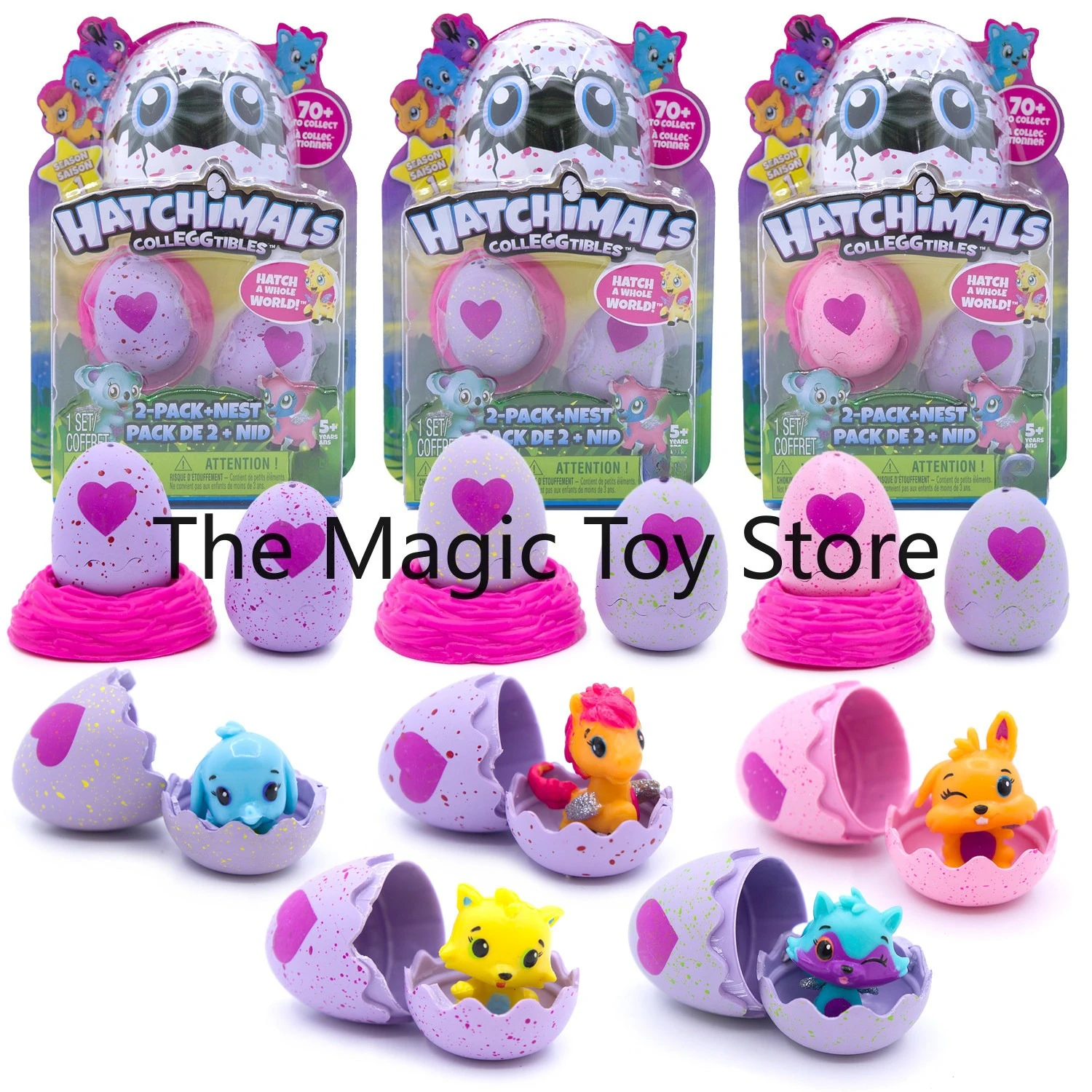 Hatchimals Coleccionables: Mini Huevo Mágico Sorpresa, Juguete Coleccionable para Abrir y Guardar, Figura Coleccionable