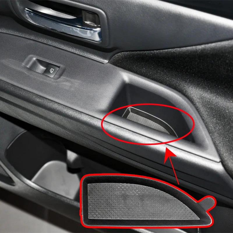Innen Tür Griff Kissen Armlehne Slot Gummi Abdeckung Pad für Mitsubishi Outlander 2013-2020