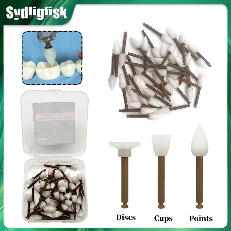 40 Pcs Dental Polisher Finishing Cups and Discs