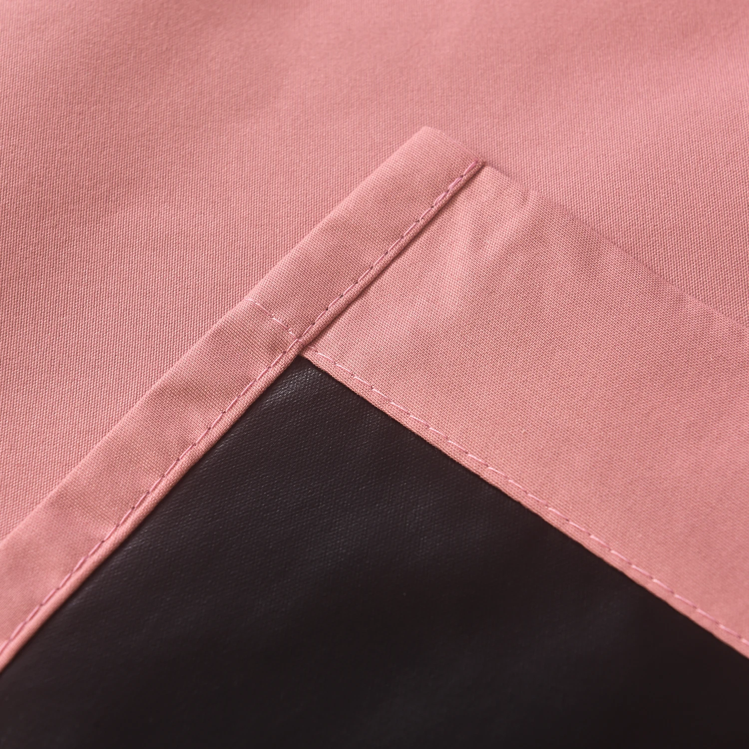 2 قطعة جيب قضيب سهل التعليق 100% ستائر قصيرة معتمة-ديكور لنافذة المنزل وباب منزلق