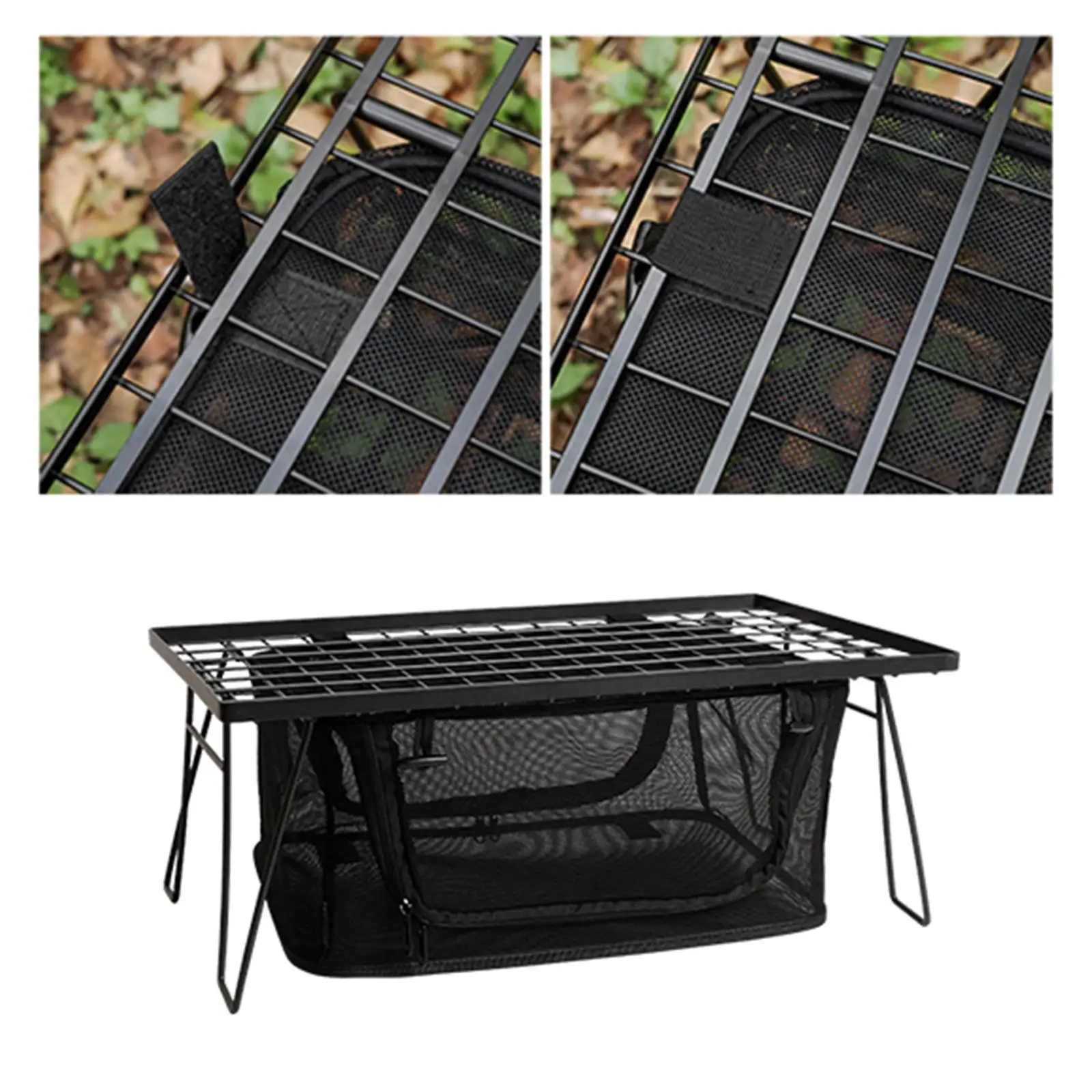 أدوات المائدة حقيبة التخزين صافي حقيبة حقيبة للتخزين التخييم المنظم حمل حقيبة للشواء تجهيزات المطابخ الخضروات أطباق المطبخ #1