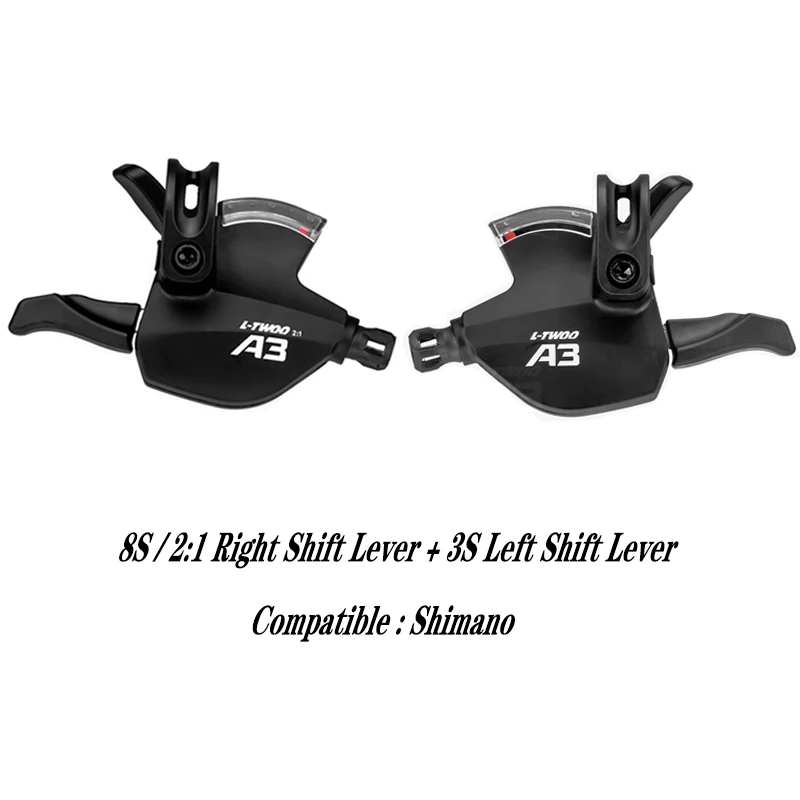 LTWOO A3 A5 A7 3X8S 3X9S 3X10S MTB Shifter Lever 3/5/7 3X9 Speed Mountain Bicycle Windows Trigger Set Compatible SHIMANO