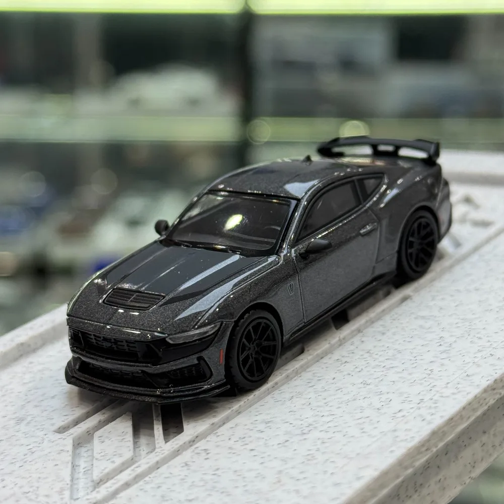 Minigt Diecast 1/64 Scale Ford Mustang Racing Vehicle Alloy Car Model Ford Mustang Sports Car Model Static Display Original Box