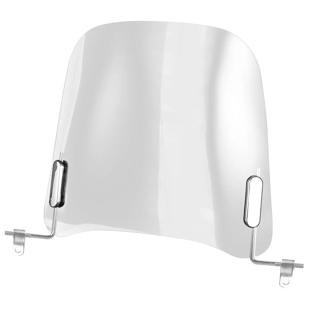 High-Definition Clear 5Mm Thick Windshield for Electric Bike Motorcycle Tricycle Universal Mounting Bracket Windscreen Adventure