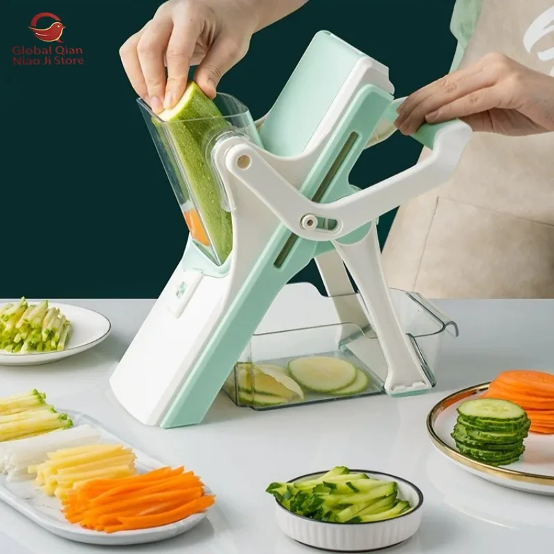 Vegetable Chopper, Shredder, Grater, Potato Shredder, Household Multifunctional Slicer for Kitchen