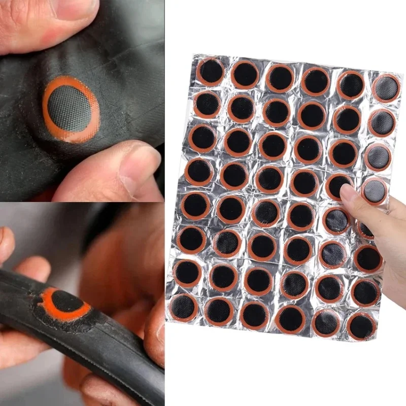 1-5set Bicycle Tire Patch 25mm 35mm Tire Puncture Quick Repairing Tyre Protection Patch Portable Bike Inner Tyre Repair Tools view 4