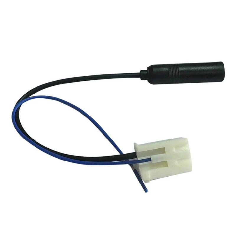 2pcs Car Radio Stereo CD Changer Antenna Female/Male Plug Cable Adaptor for Toyota Crown Land Cruiser Prado