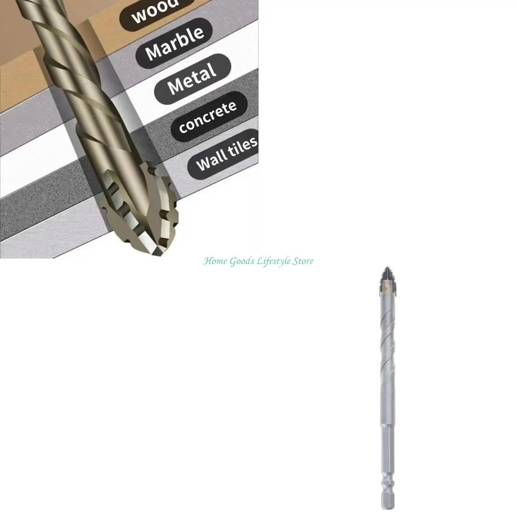 

E74E Многоцелевое четырехзубое эксцентриковое сверло для домашнего ремонта и изготовления изделий