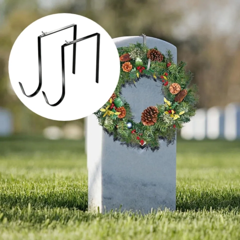 Black Adjustable Iron Extension Hooks For Outdoor String Lights Garden Fence Decorations Hanging Garland Party Supplies Set