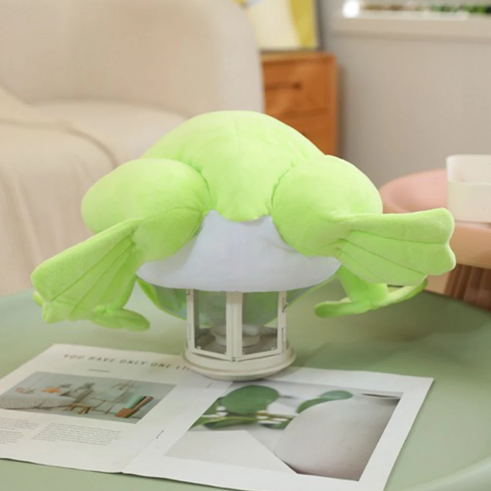 

Frog Headwear Halloween Costume Light Green Party Props Cartoon Cosplay Frog Hat Lightweight PortableFunny Novelty