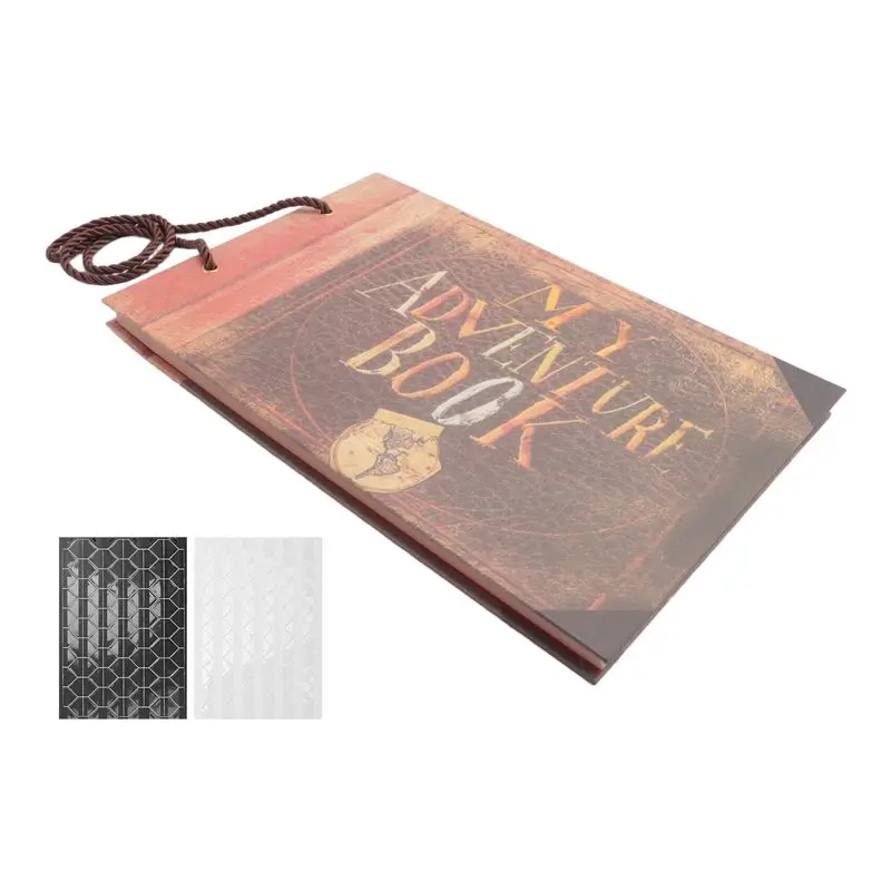 Customer Favorite Handmade DIY Album Paste Vintage Tether Album My Adventure Book Up Family Scrapbook Photo Album