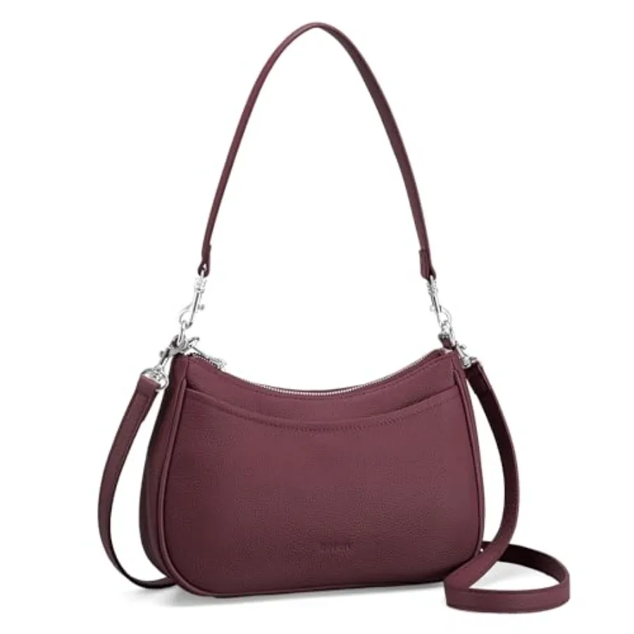 

Genuine Leather Crossbody Bags for Women Anti Theft Shoulder Purse Trendy Hobo Bag with RFID Womens Handbag Purse