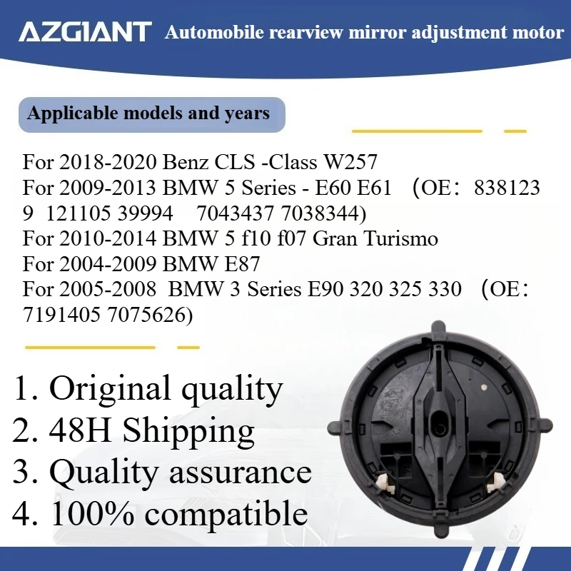 

Azgiant Car rearview mirror lens glass adjustment motor module for 2018-2020 Benz CLS -Class W257 8PIN Original parts