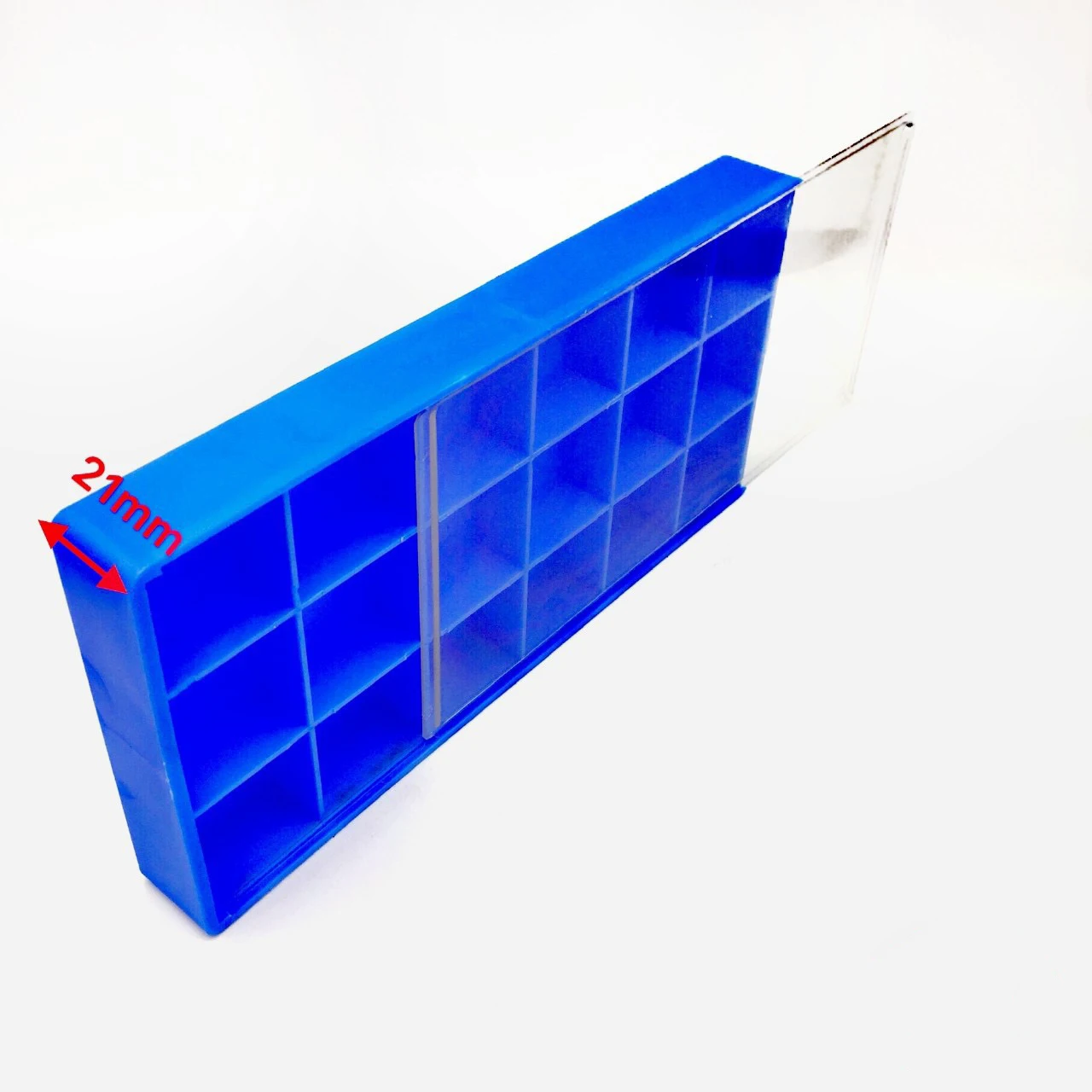 8/18/24 Fächer Kunststoff Uhrenteile Aufbewahrungsbox Organizer Uhrenreparaturwerkzeug Displaybehälter Ablagefach mit Deckel für Uhrmacher – Detail 2