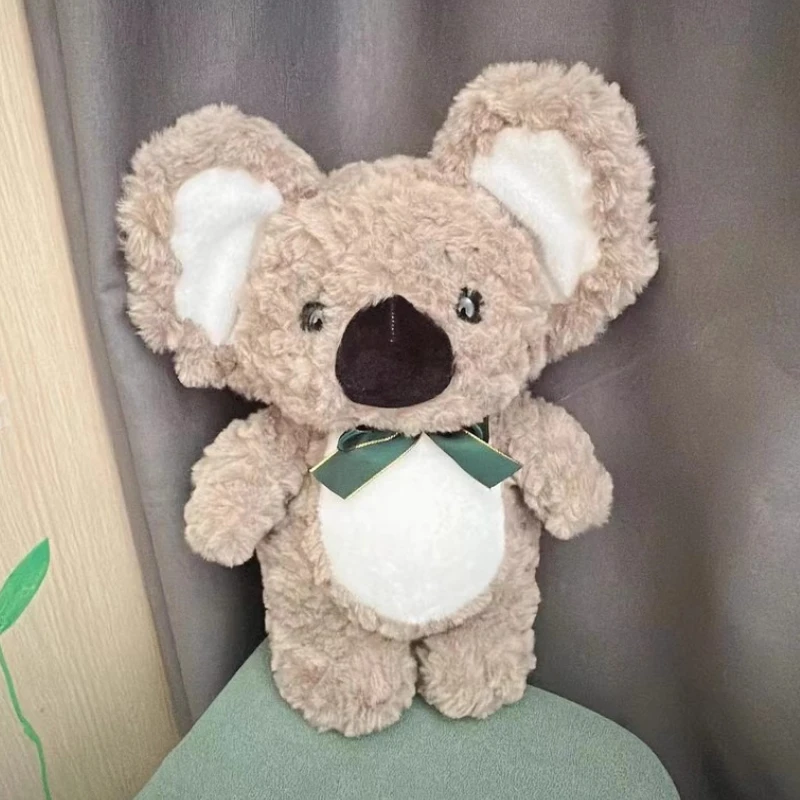 

Cartoon Lovely Big Ears Bowknot Koala Pillow Plush Toys Cute Soft Stuffed Dolls Kids Birthday Christmas Gifts