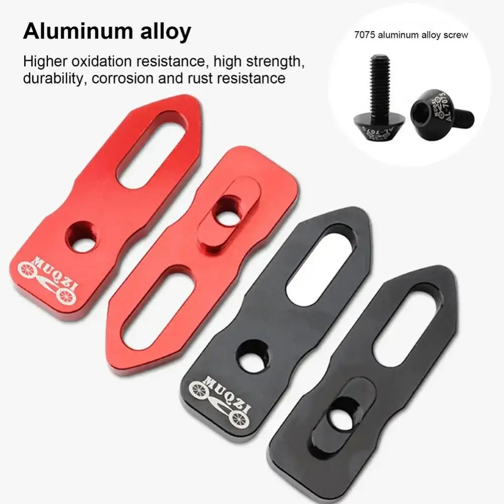 Aluminum Alloy Bike Caliper Extend Universal Drawer Type V-caliper Extend Adapter 406 To 451 Black/Red Bicycle Converter