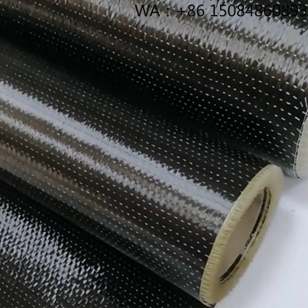

UD Carbon Fiber Reinforced Polymer Cloth, high strength unidirectional CFRP fabric for concrete structural reinforcement and con