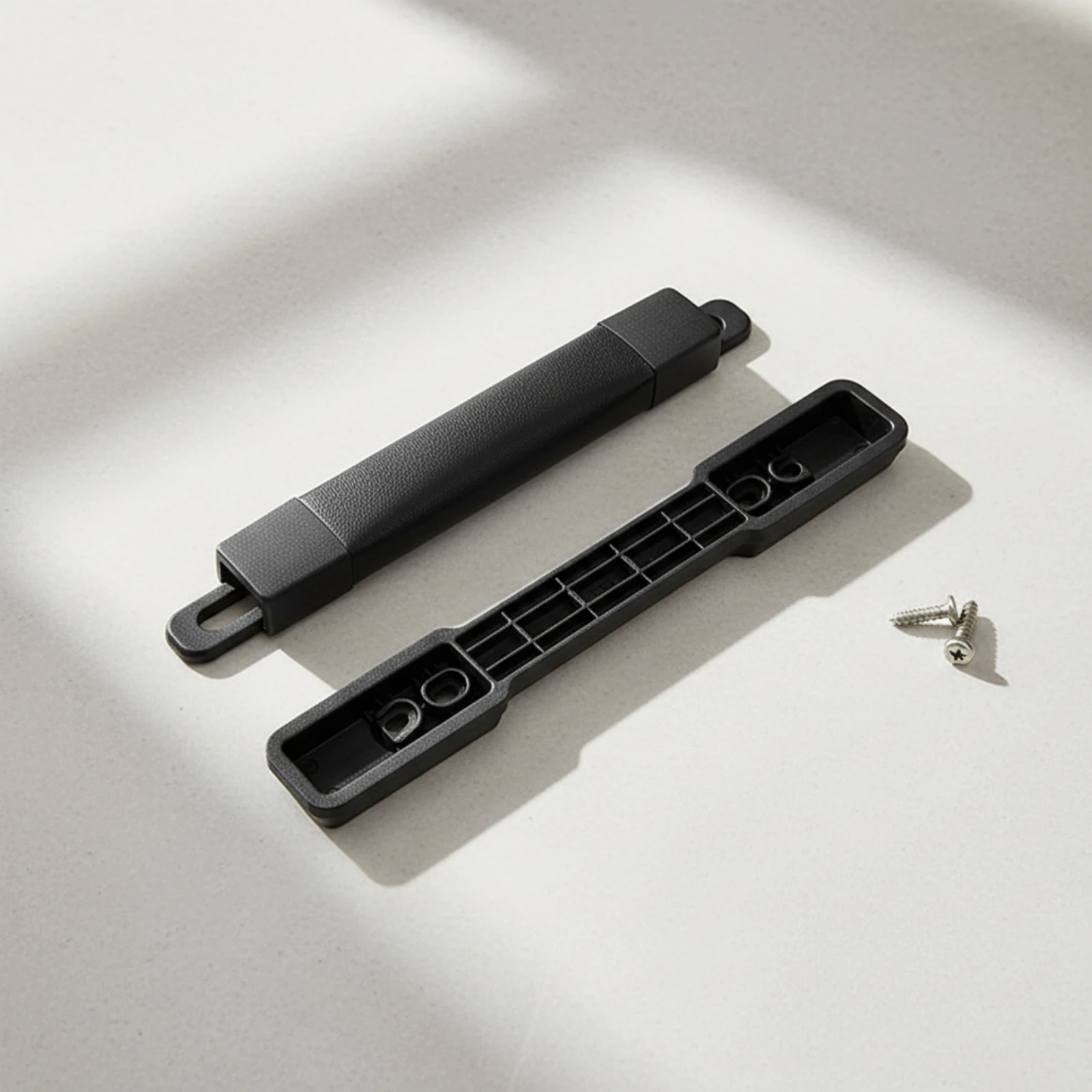 Carry Handle with Leather Grip Replacement Suitcase Handle Hardware Embedded Comfortable for Travelers