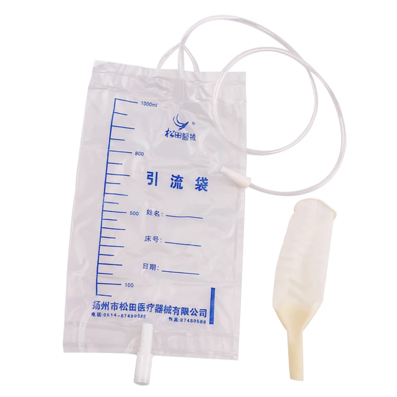 5Pcs Urine Collector Bag Reusable Urine Collection Catheter Bag Incontinence Urinal Pee Holder Comfortable For Bedridden Patient