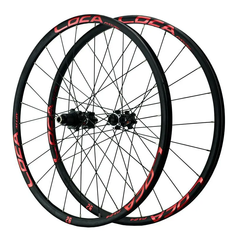 Mountain Bike Thru Axle Wheelset 26/27.5/29 Inch/700C Straight Pull Disc Brake Wheel Small Spline 12 Speed