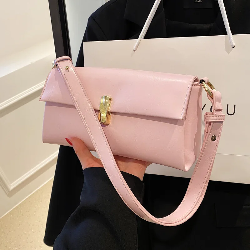 Famous brand design bags for women 2023 new luxury bolso replica Fashion Retro Handbag Female Shoulder Bag Horizontal square bag