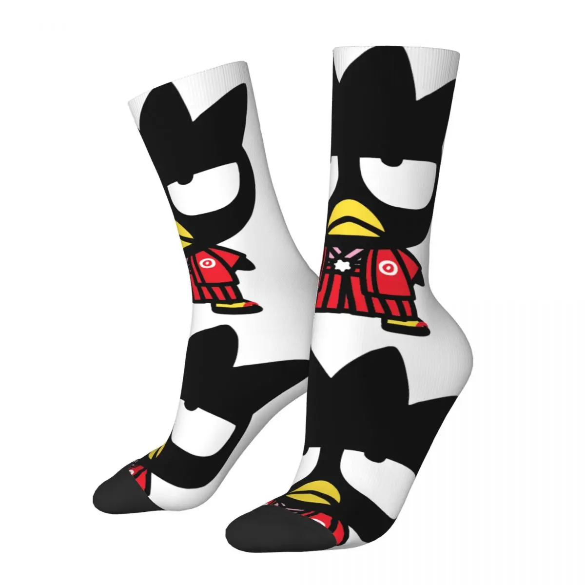 Vintage Cool Penguin Men's compression Socks Unisex Sanrio BADTZ-MARU Harajuku Seamless Printed Novelty Crew Sock