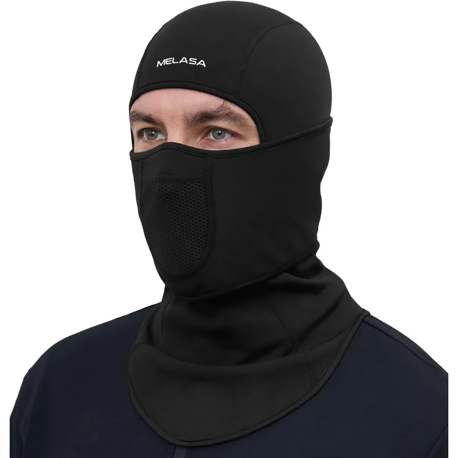 

Зимняя Балаклава MELASA, маска для лица для холодной погоды, термофлисовая лыжная маска с подвижной крышкой для лица для работы на открытом воздухе, катания на лыжах